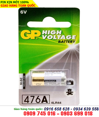 Pin GP 4LR44,A544,476A Super High Votage Alkaline 6V Batery chính hãng